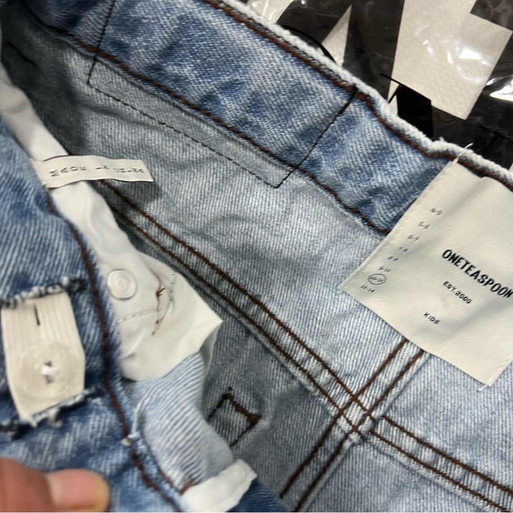 One Teaspoon Kids 2020 Jean Mini Skirt, size 10 - 12, NWT - Picture 3 of 6